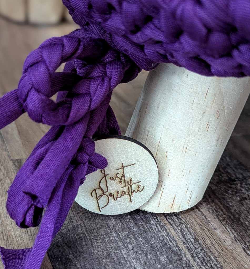 Farmhouse Ottoman-Purple