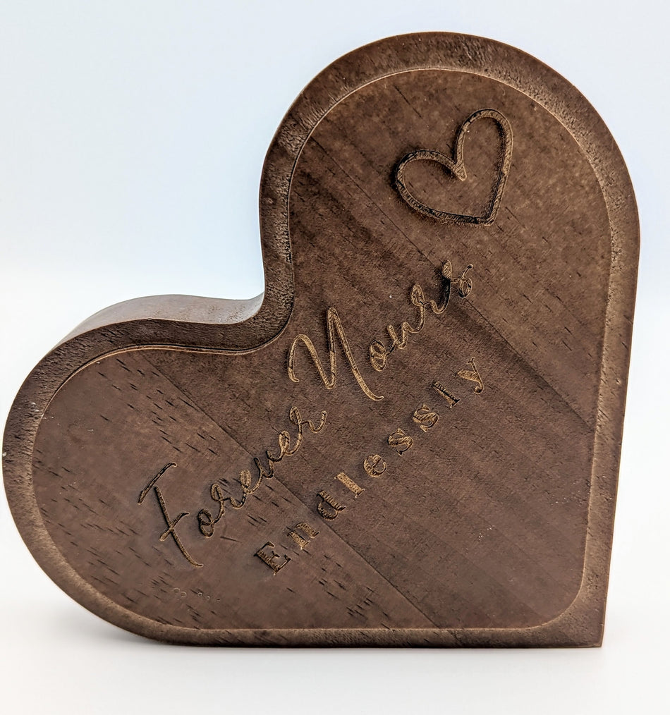Ring Storage Dish Engraved Forever Yours Endlessly
