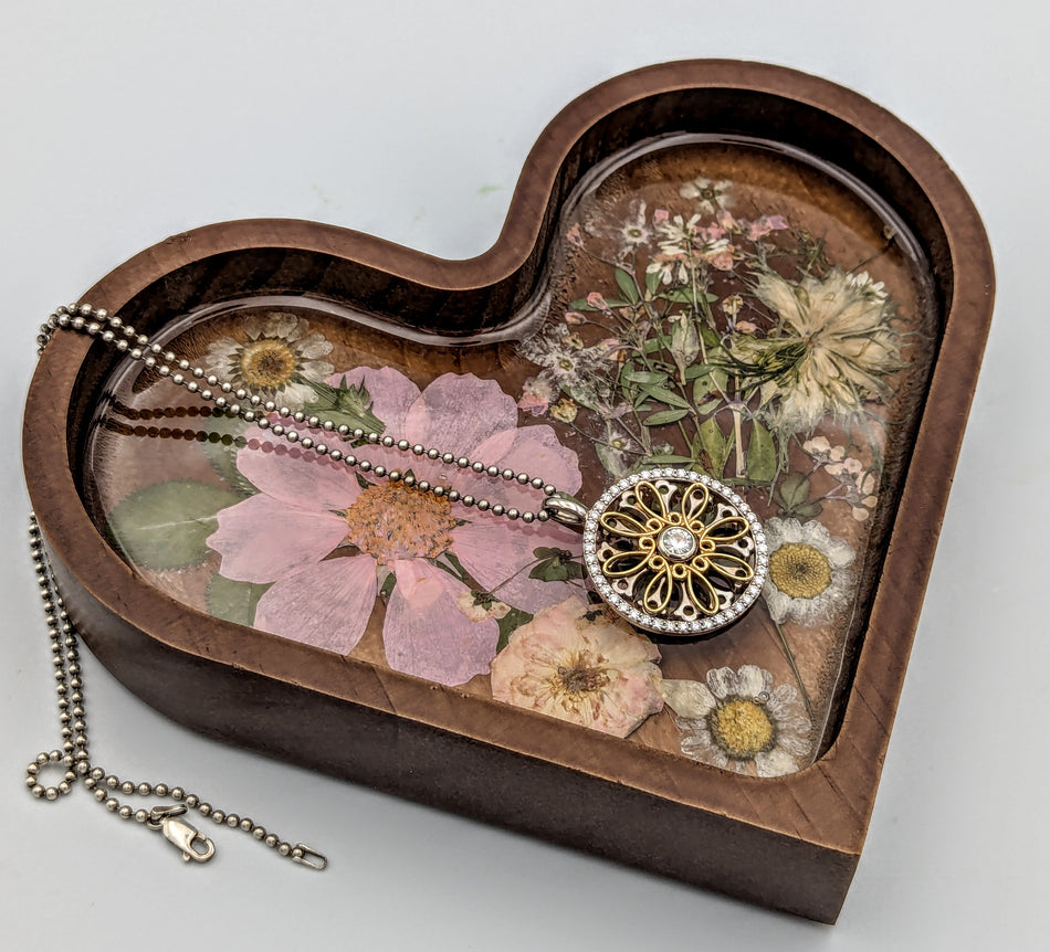 Handmade Jewelry Dish-Engraved, Forever Yours