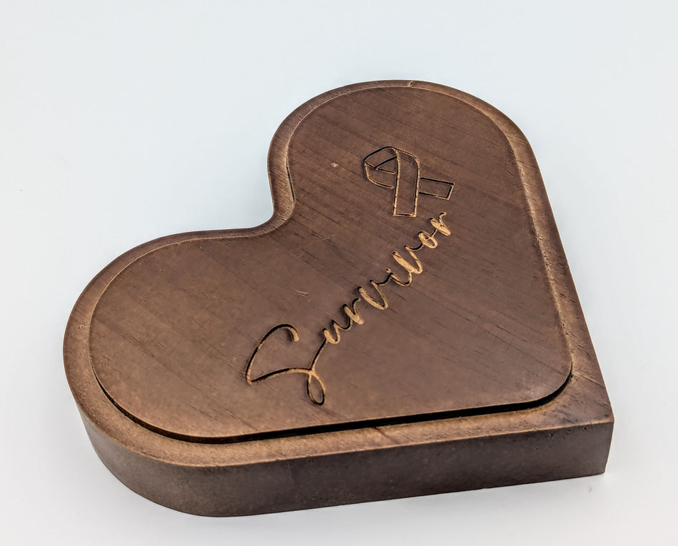 Cancer Survivor Ring Dish, Nightstand Tray