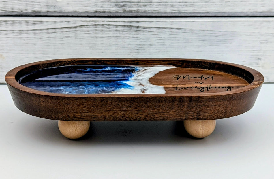 Jewelry Tray Resin Ocean-Mindset is Everything