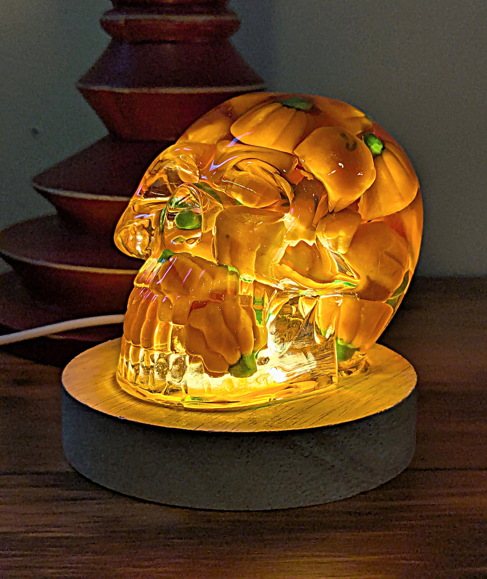 Light Up Skully, Halloween Decor