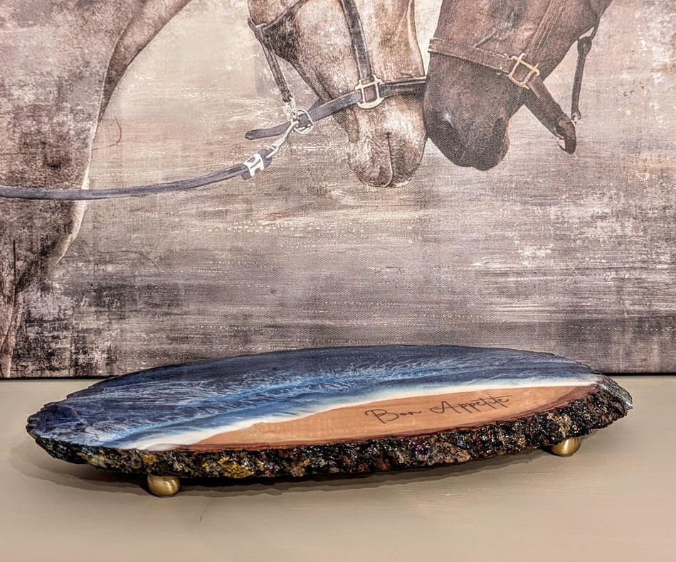 Bon Appetite Wood Serving Tray