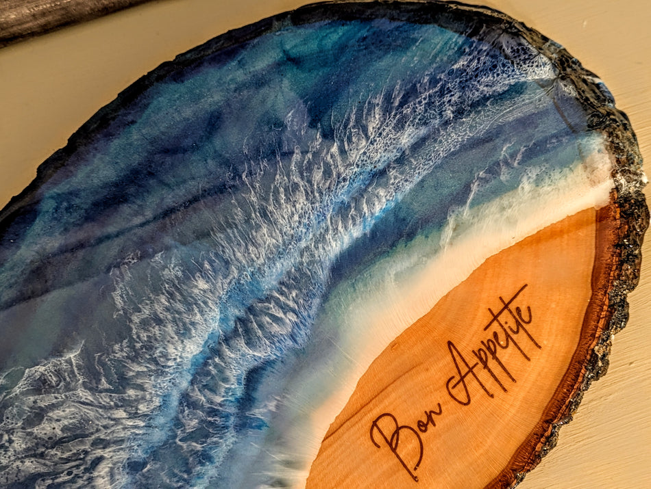 Bon Appetite Wood Serving Tray