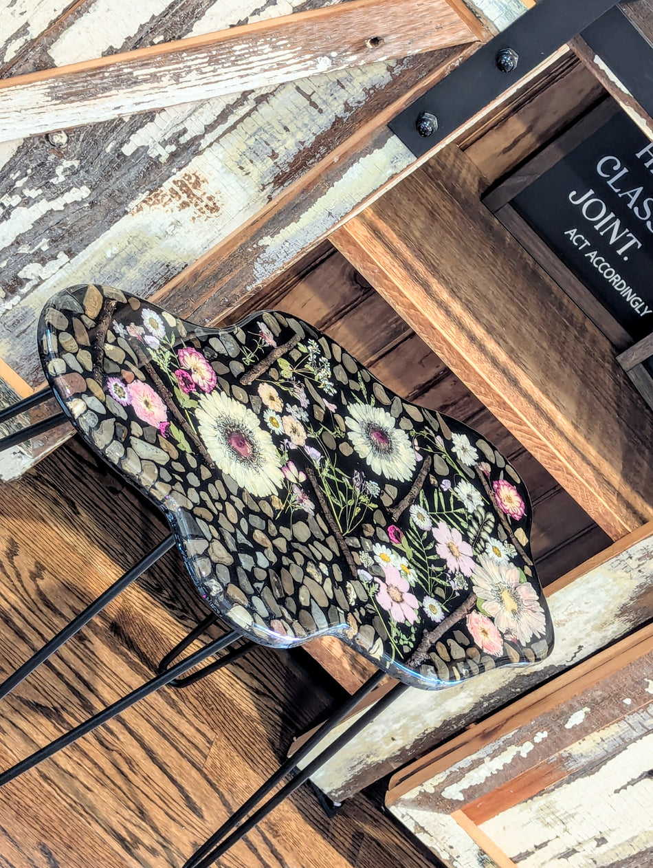 Nature Accent Table Wrought Iron Legs