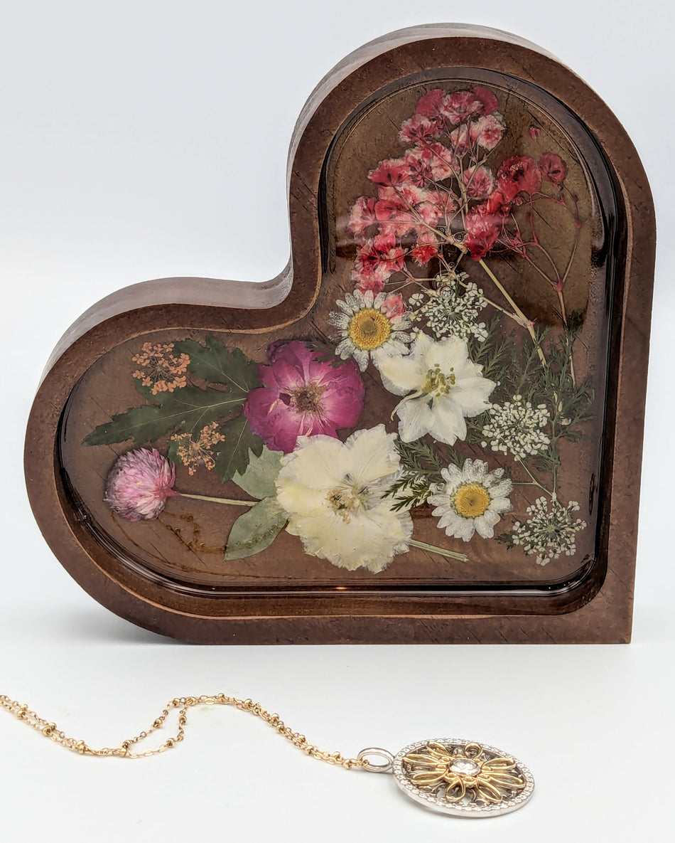 Ring Bowl, Jewelry Dish Heart Shape