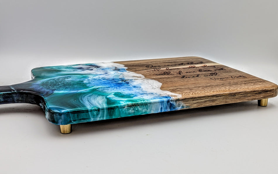 Charcuterie Wood Tray with Legs