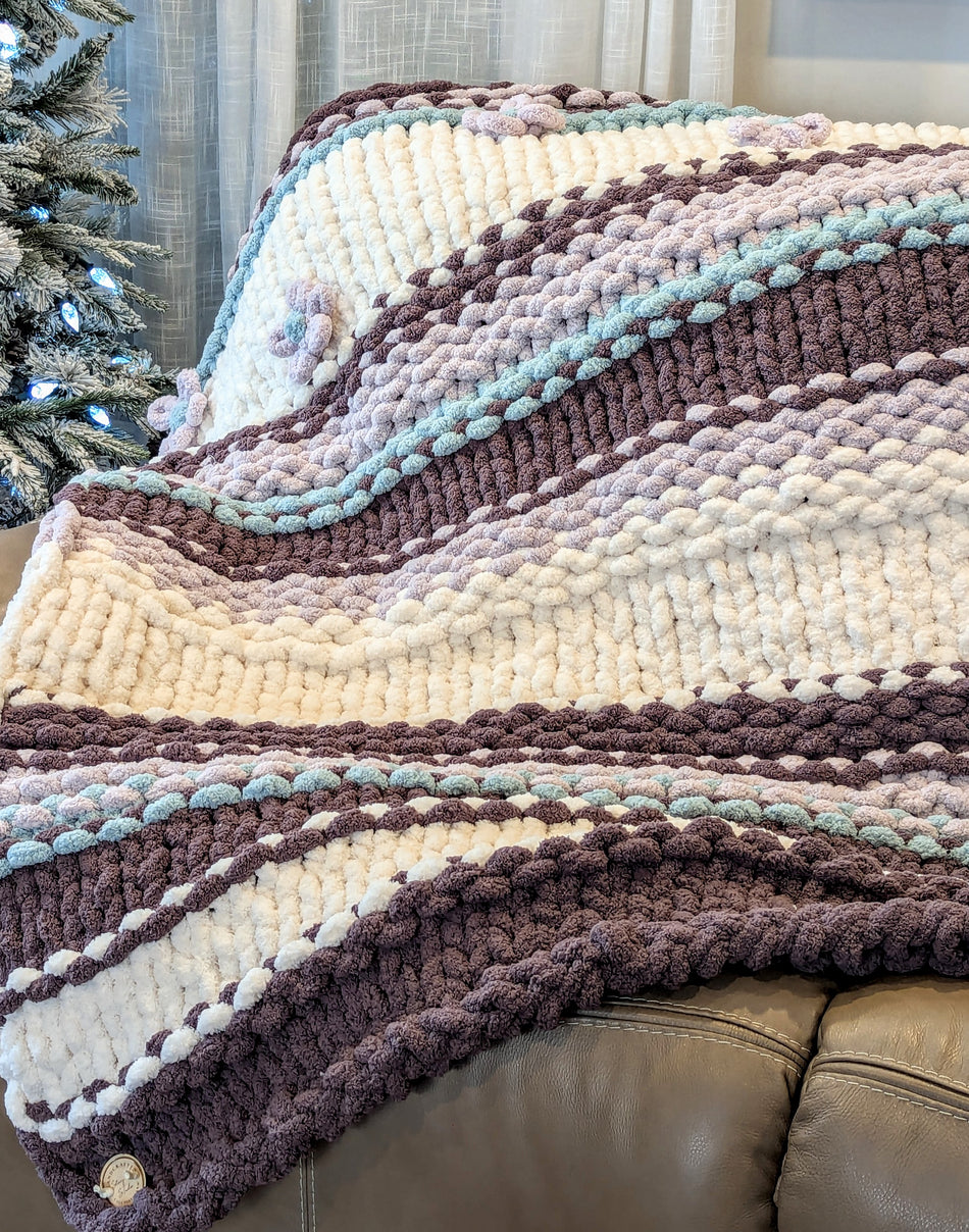 Warm Chunky Blanket 50x63