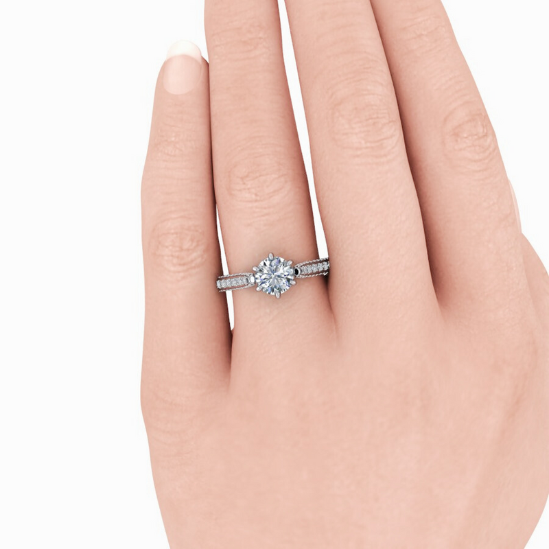 Adorned No. 1 Diamond Engagement Ring (Setting Only)