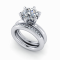 Simplicity No. 2 Moissanite Bridal Set 3.30 ctw