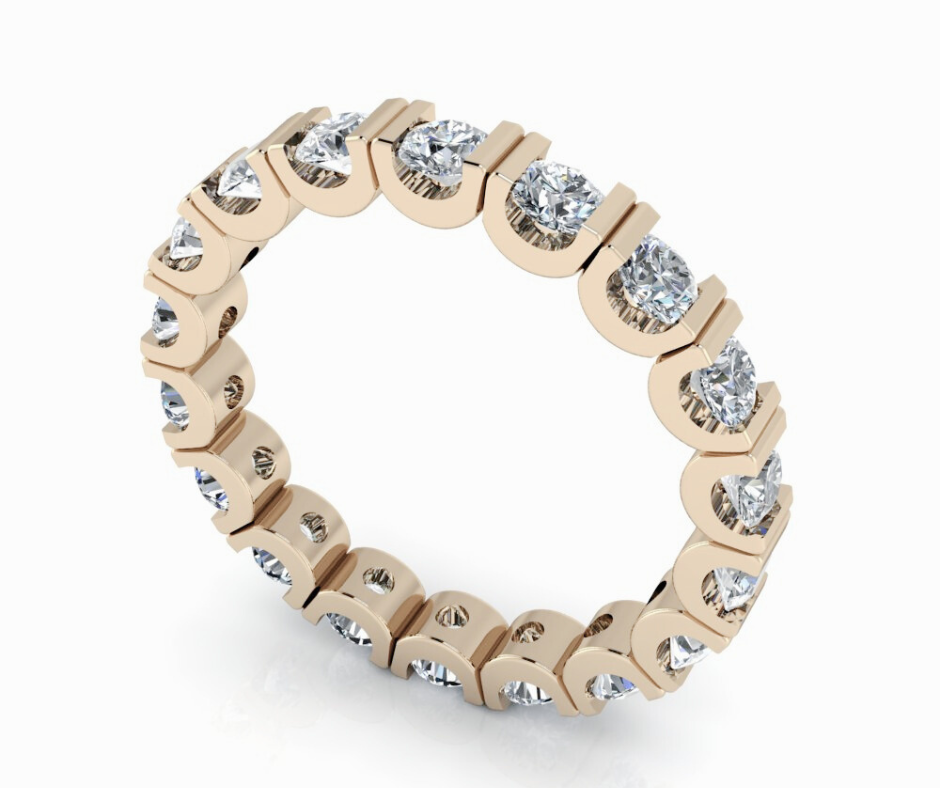 Lab Diamond Eternity Band U-Prong 1.85 ctw