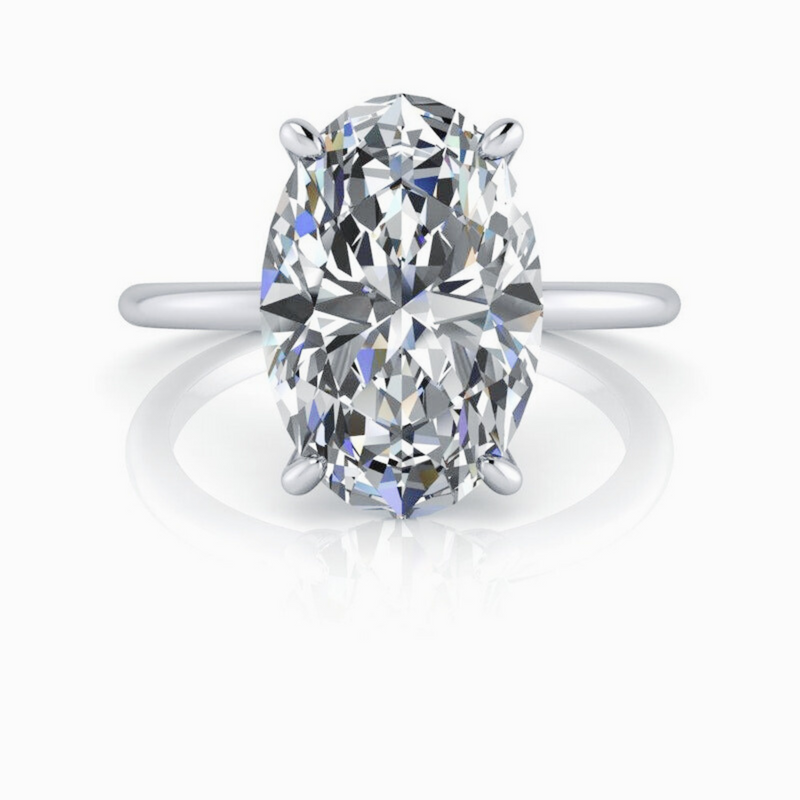 lab grown diamond engagement ring - bel viaggio designs