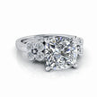 Custom Lab Grown Diamond Engagement Ring Cushion Cut