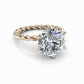 Lab Grown Diamond Engagement Ring Solitaire - Bel Viaggio