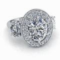 Bel Viaggio Designs-Lab Grown Diamond Engagement Ring 5CTW