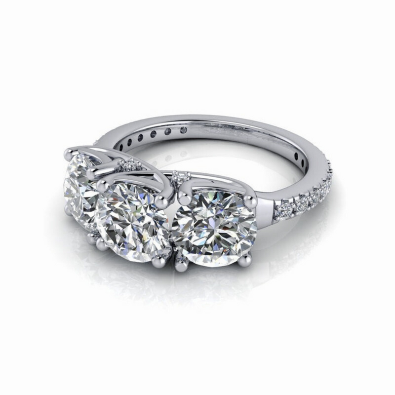 Rachel No. 1 Lab Grown Diamond Anniversary Ring 3.25CTW