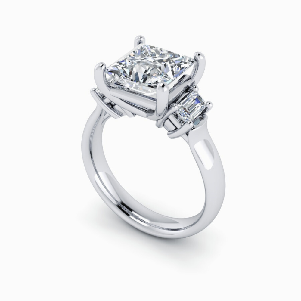 Lab Grown Diamond Ring-Bel Viaggio Designs