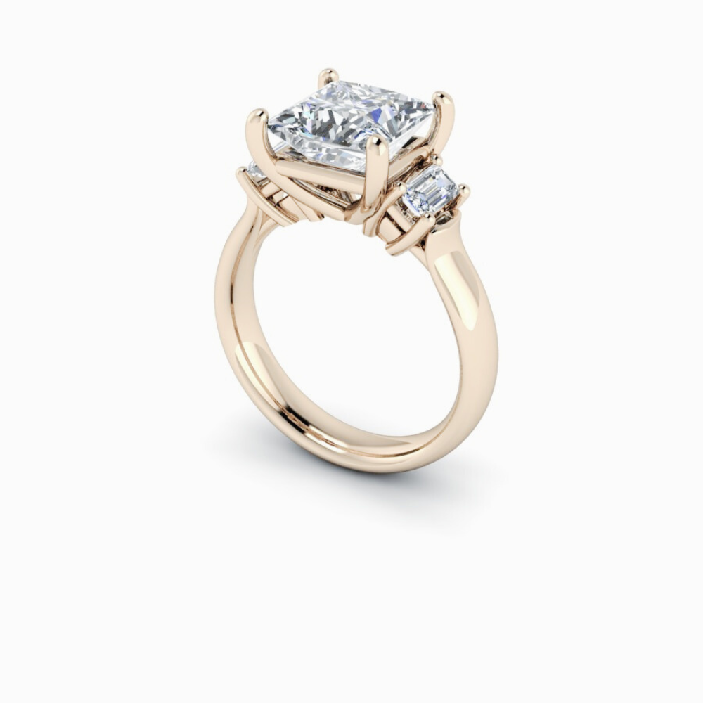 Lab Grown Diamond Ring-Bel Viaggio Designs