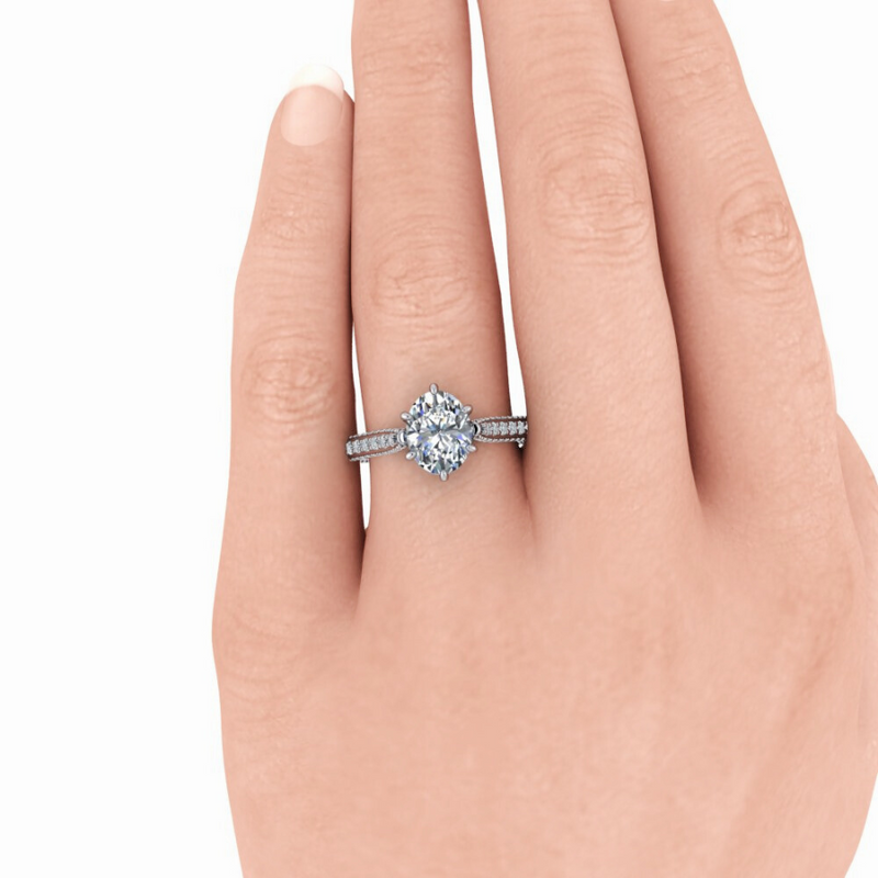 Adorned No. 2 Diamond Engagement Ring (Setting Only)