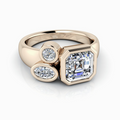 Lab Grown Diamond Ring Multi Stone-Bel Viaggio Designs