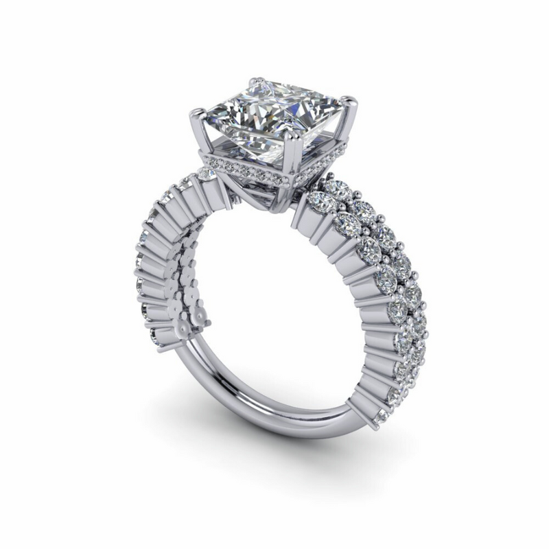 Pringle No. 1 Lab Diamond Engagement Ring (Setting Only)