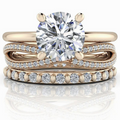 Belle Stack Lab Grown Diamond Bridal Set 2.80 ctw