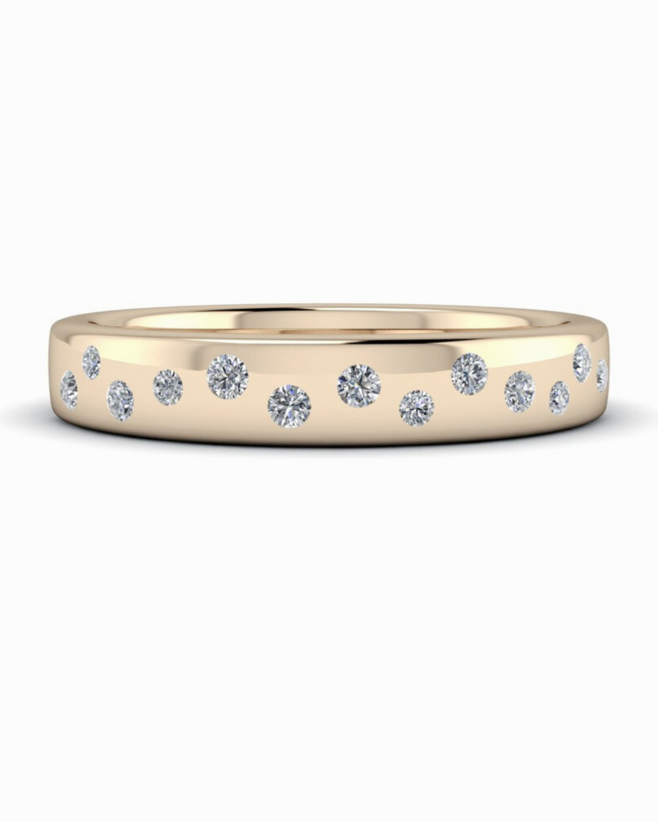 Barbara Jean Lab Grown Diamond Wedding Band .15 ctw