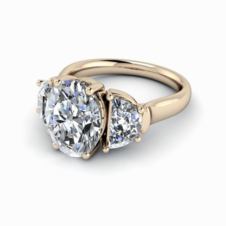 Briar Lab Diamond Three Stone Ring 4.25 ctw