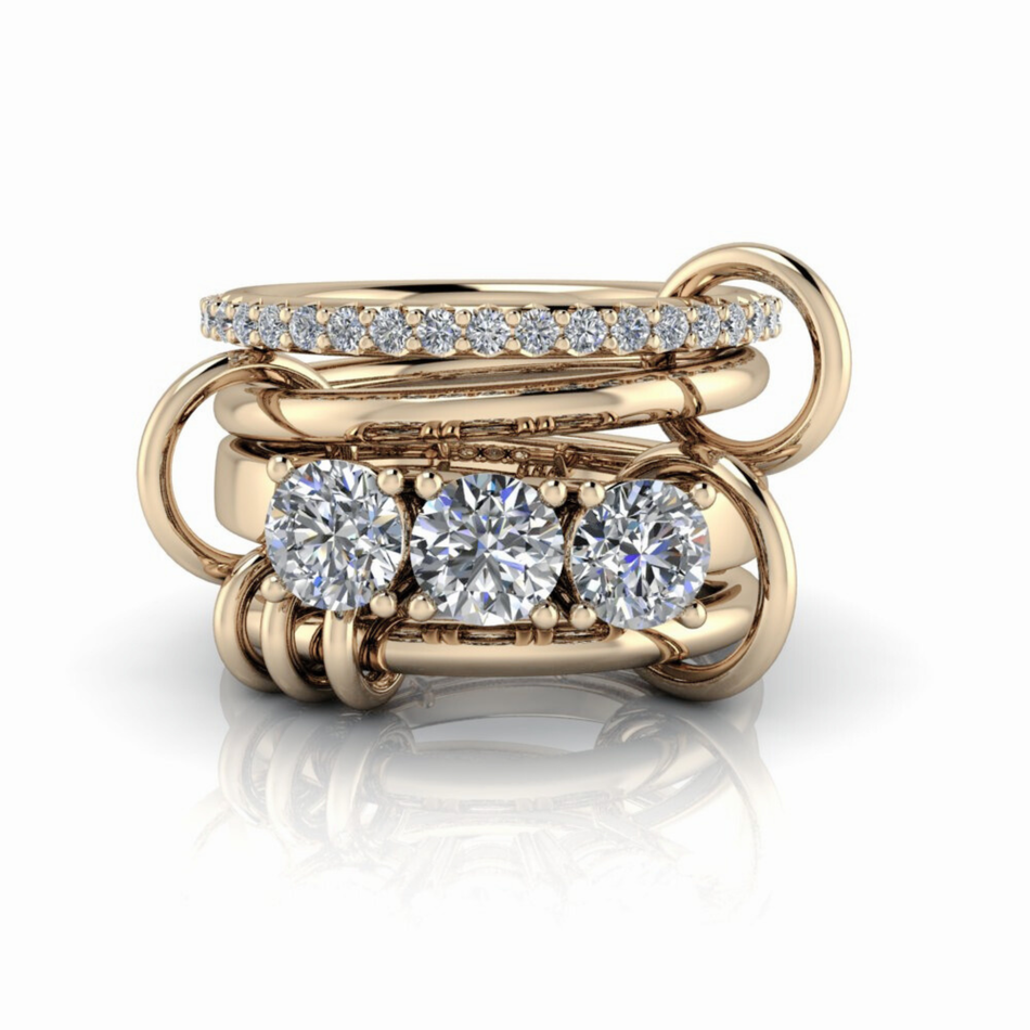 Galileo Diamond Connected Rings 1.90 ctw