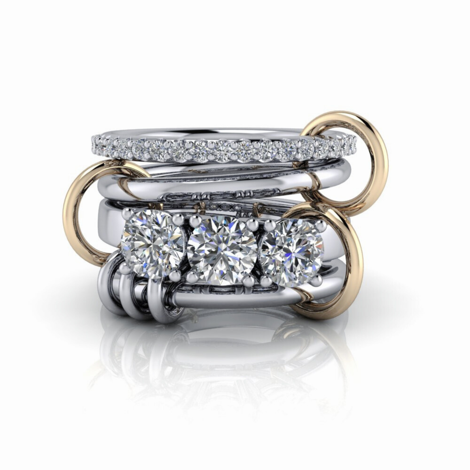 Galileo Diamond Connected Rings 1.90 ctw