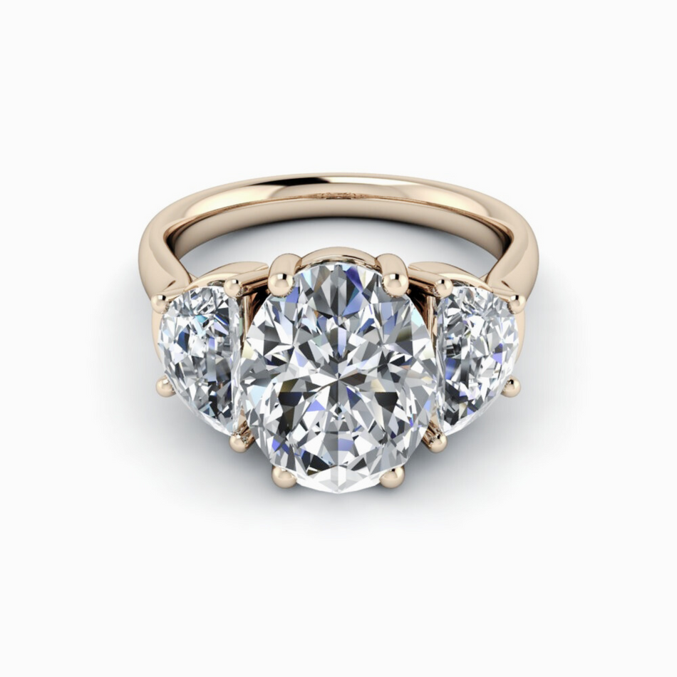 Briar Lab Diamond Three Stone Ring 4.25 ctw