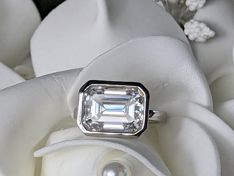 Lab Grown Diamond Engagement Ring Bel Viaggio Designs, LLC