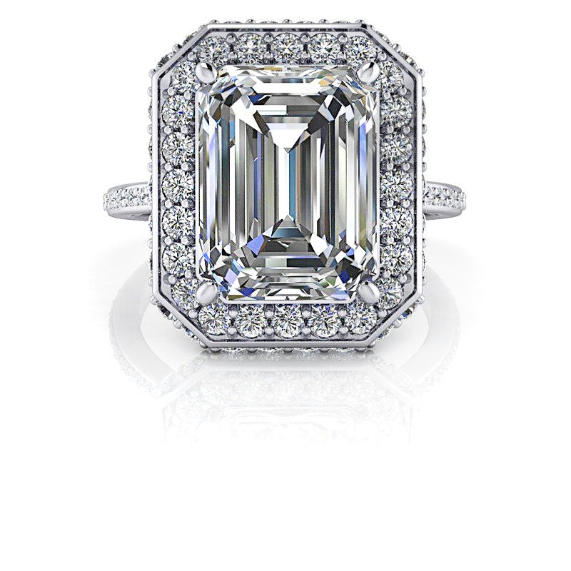 Calliope No. 1 Emerald Cut Lab Grown Diamond Engagement Ring