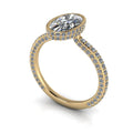 Josie No. 1 Oval Lab Grown Diamond Engagement Ring 2.77CTW