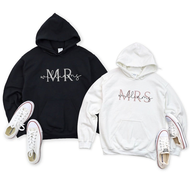 Mr. or Mrs. Embroidered Crewneck Sweatshirt