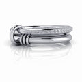 925 Silver Linked Stacking Ring Bel Viaggio Designs, LLC