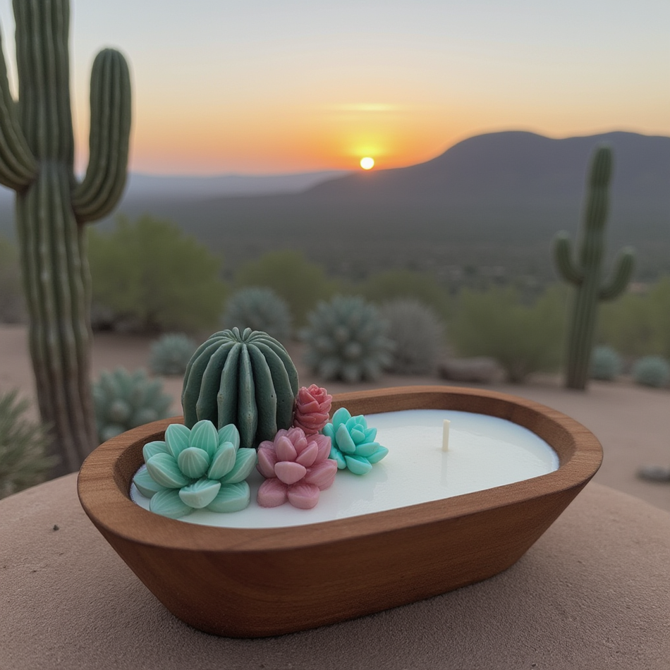 Succulent Soy Candle