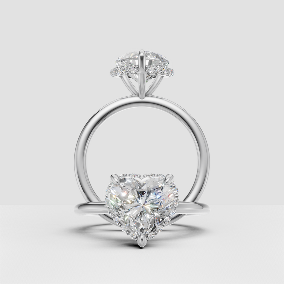 Cassidy Heart Shape Lab Grown Diamond Engagement Ring 2.20 ctw