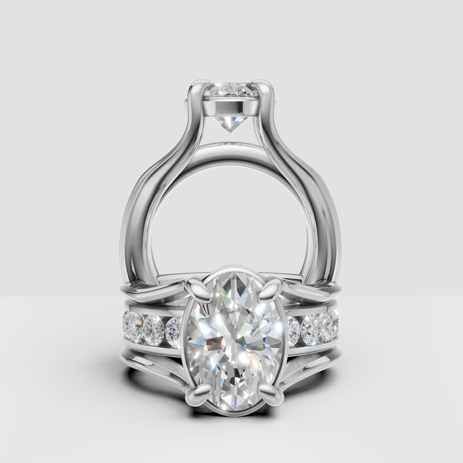 Jianna Oval Lab Diamond Ring 4.00 ctw