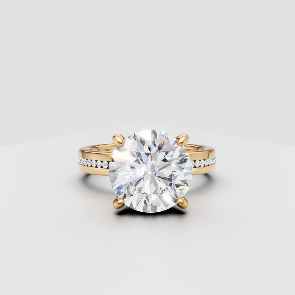 Exquisite Lab-Grown Diamond Solitaire Ring - 4.86 CTW