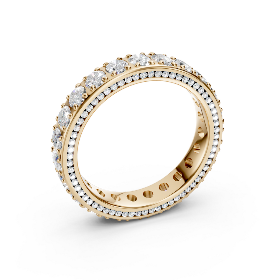 Lab Diamond Eternity Band, Oval Anniversary Band 2.50 ctw