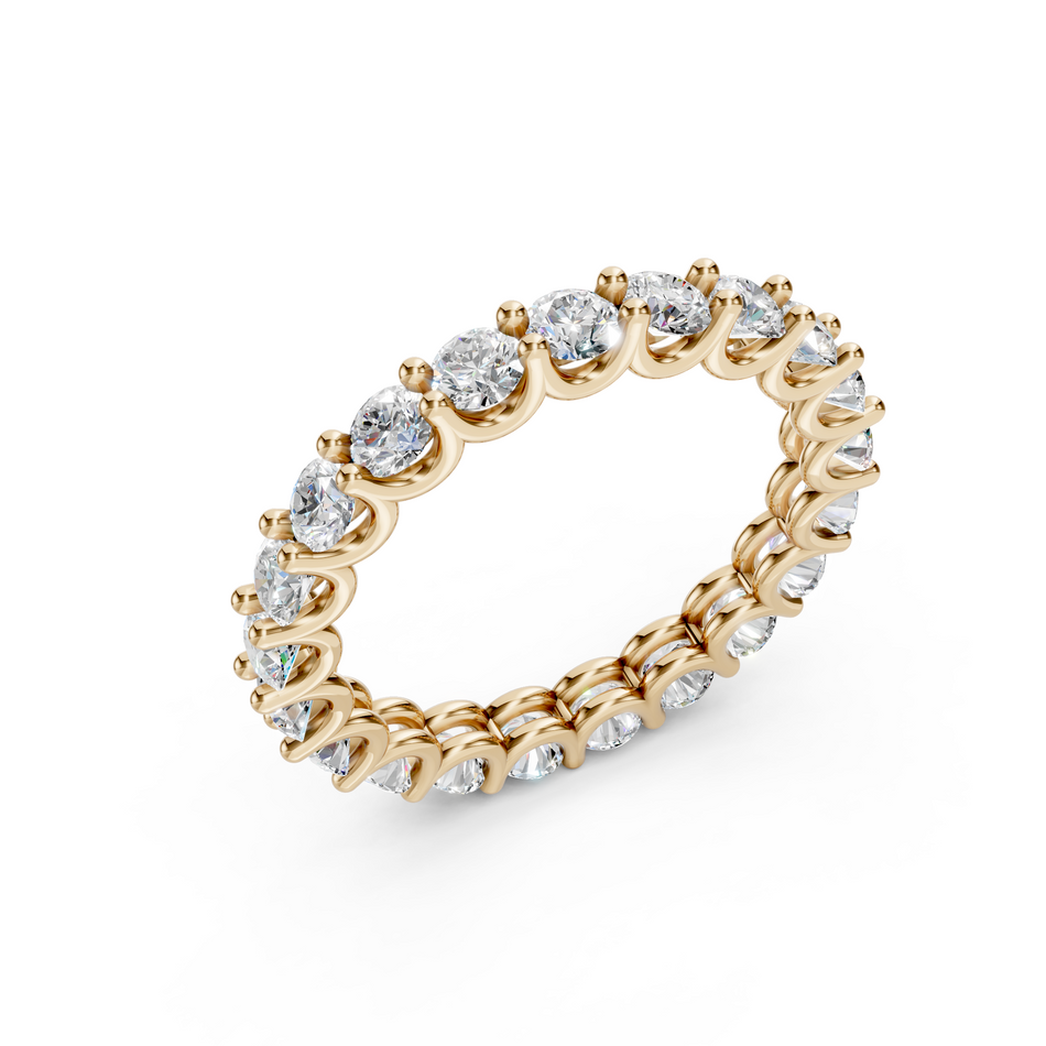 U-Prong Eternity Band Lab Diamond 2.12 CTW