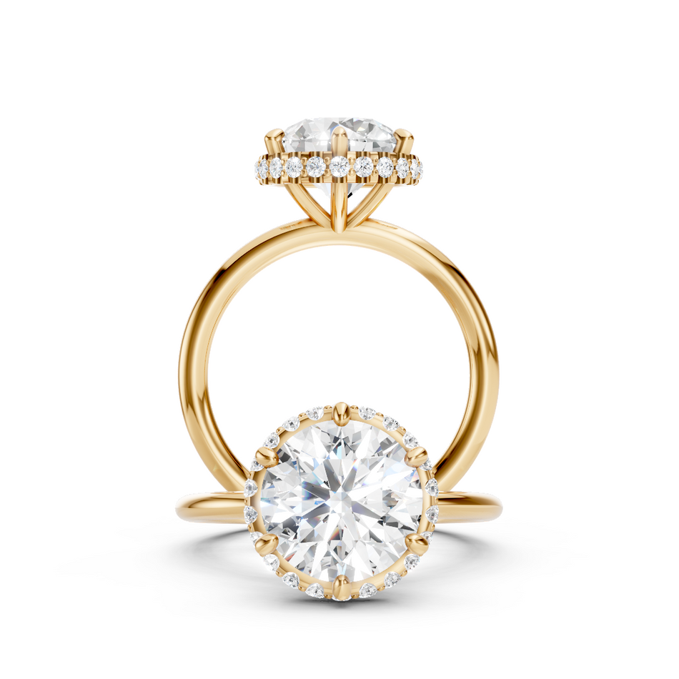 Cassidy Round Lab Grown Diamond Engagement Ring