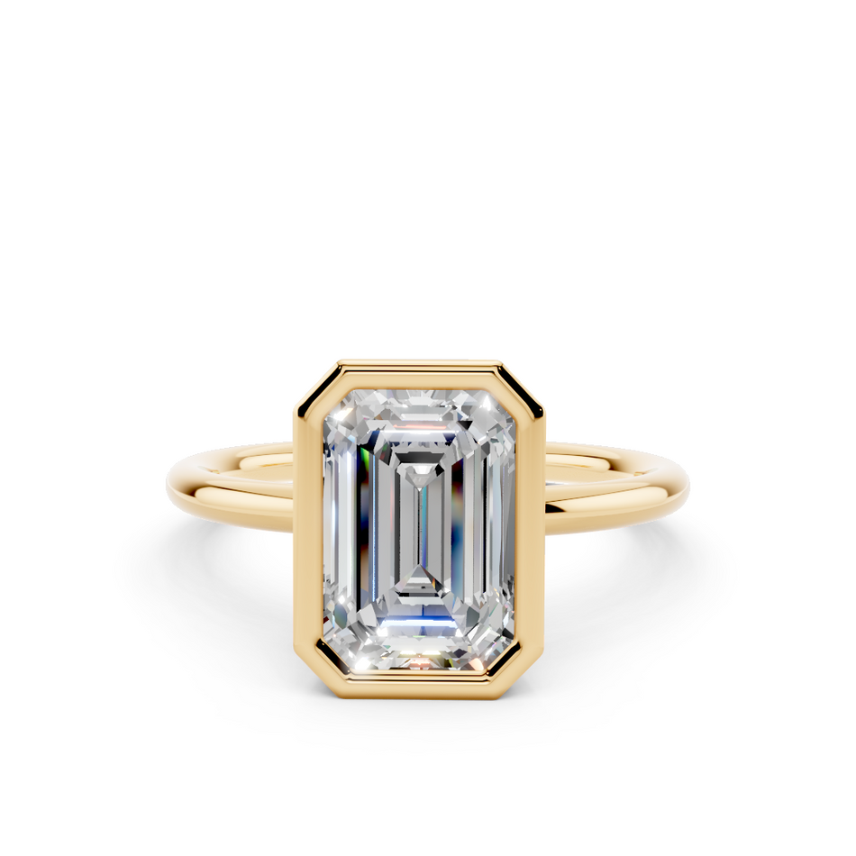 Ariana No. 1 Emerald Cut Lab Grown Diamond Engagement Ring 2.50CTW