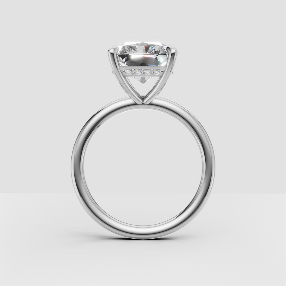 Wren No. 3 Radiant Cut Lab Grown Diamond Engagement Ring 3.07 ctw