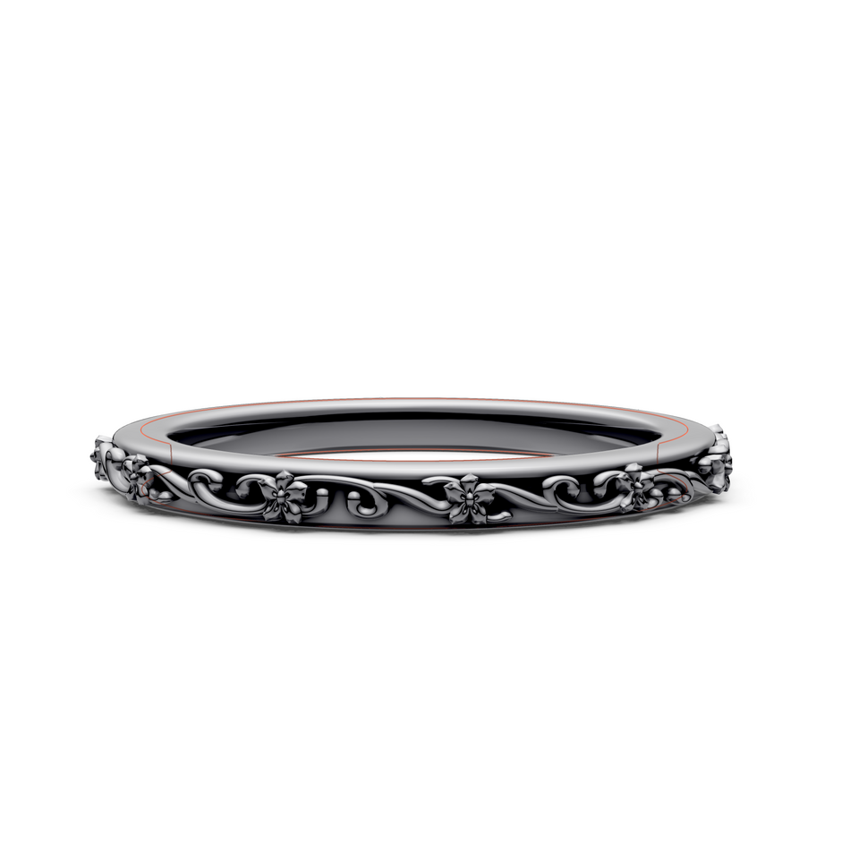 Bethie Vintage Style Wedding Band