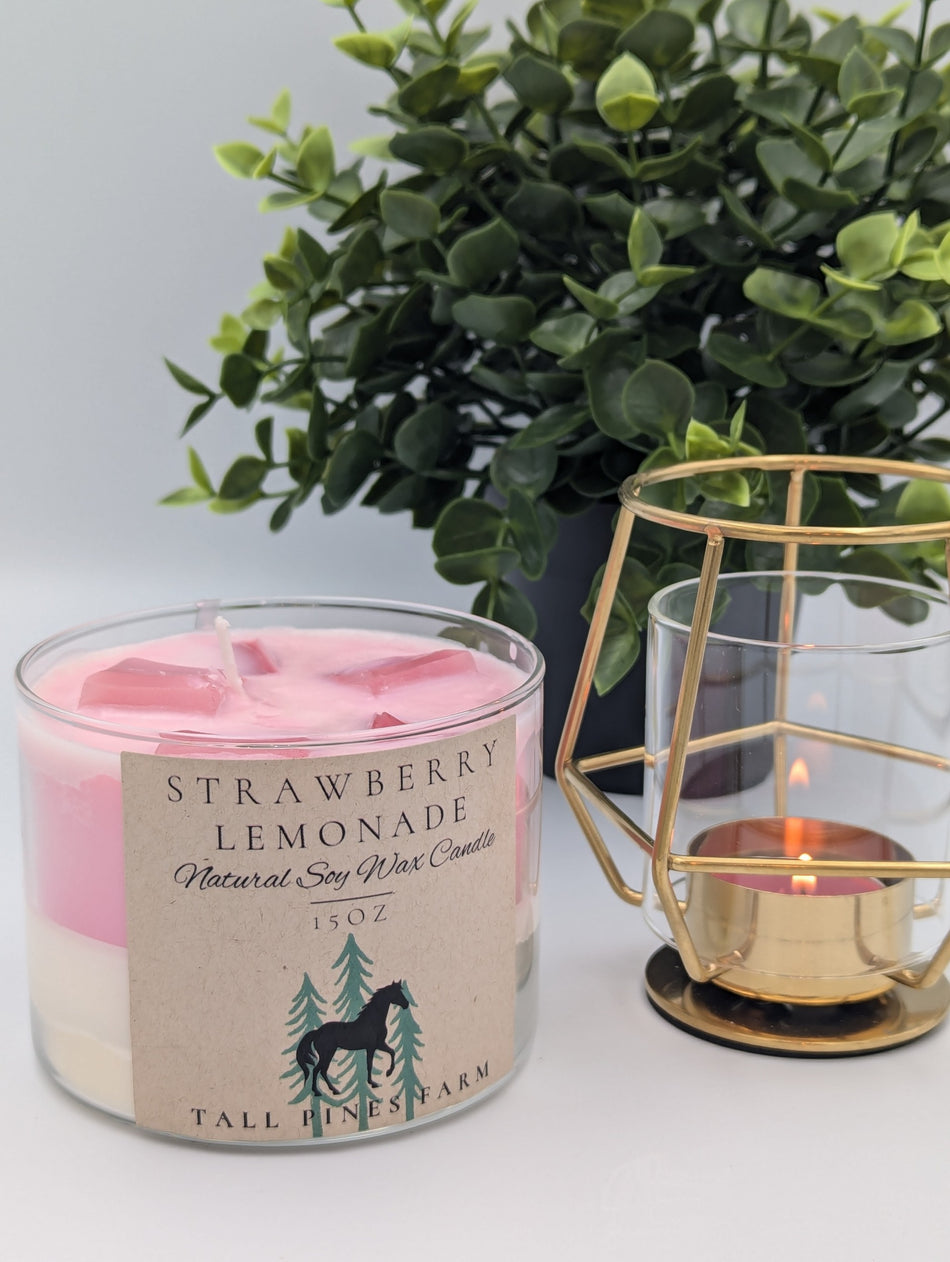 Pink Lemonade Natural Soy Candle