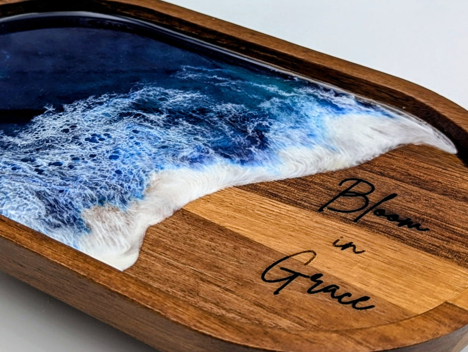 Jewelry Tray Resin Ocean-Bloom in Grace
