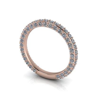 10kt rose gold Wedding band Bel Viaggio Designs, LLC