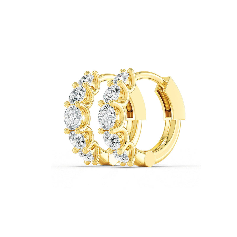 10kt yellow gold earrings Bel Viaggio Designs, LLC